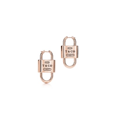 TIFFANY 1837™ LARGE DOUBLE LOCK DROP EARRINGS 732476